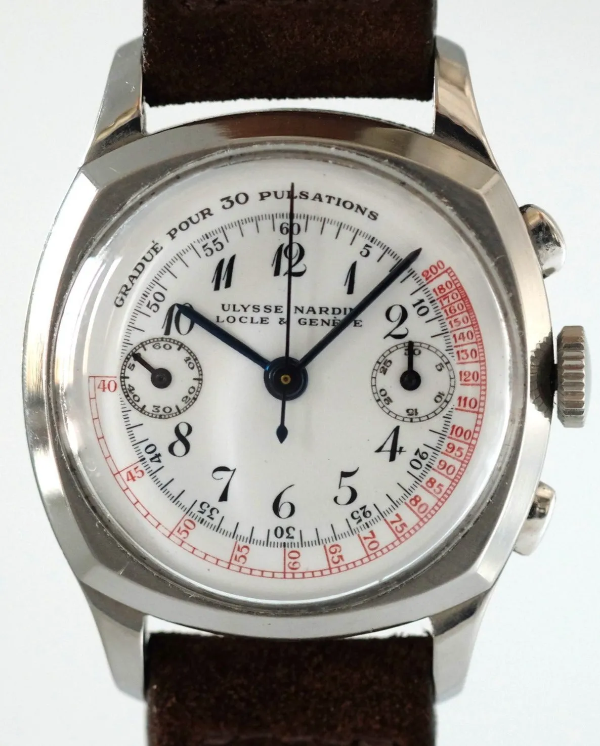 Ulysse Nardin Doctor's Chronograph with Enamel Dial