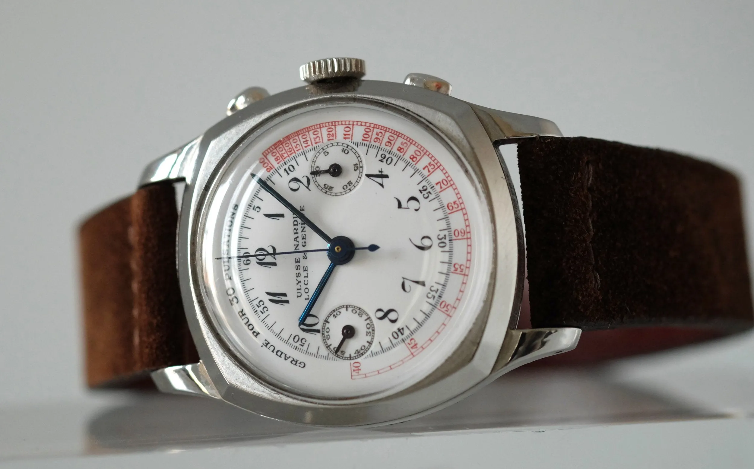 Ulysse Nardin Doctor's Chronograph with Enamel Dial