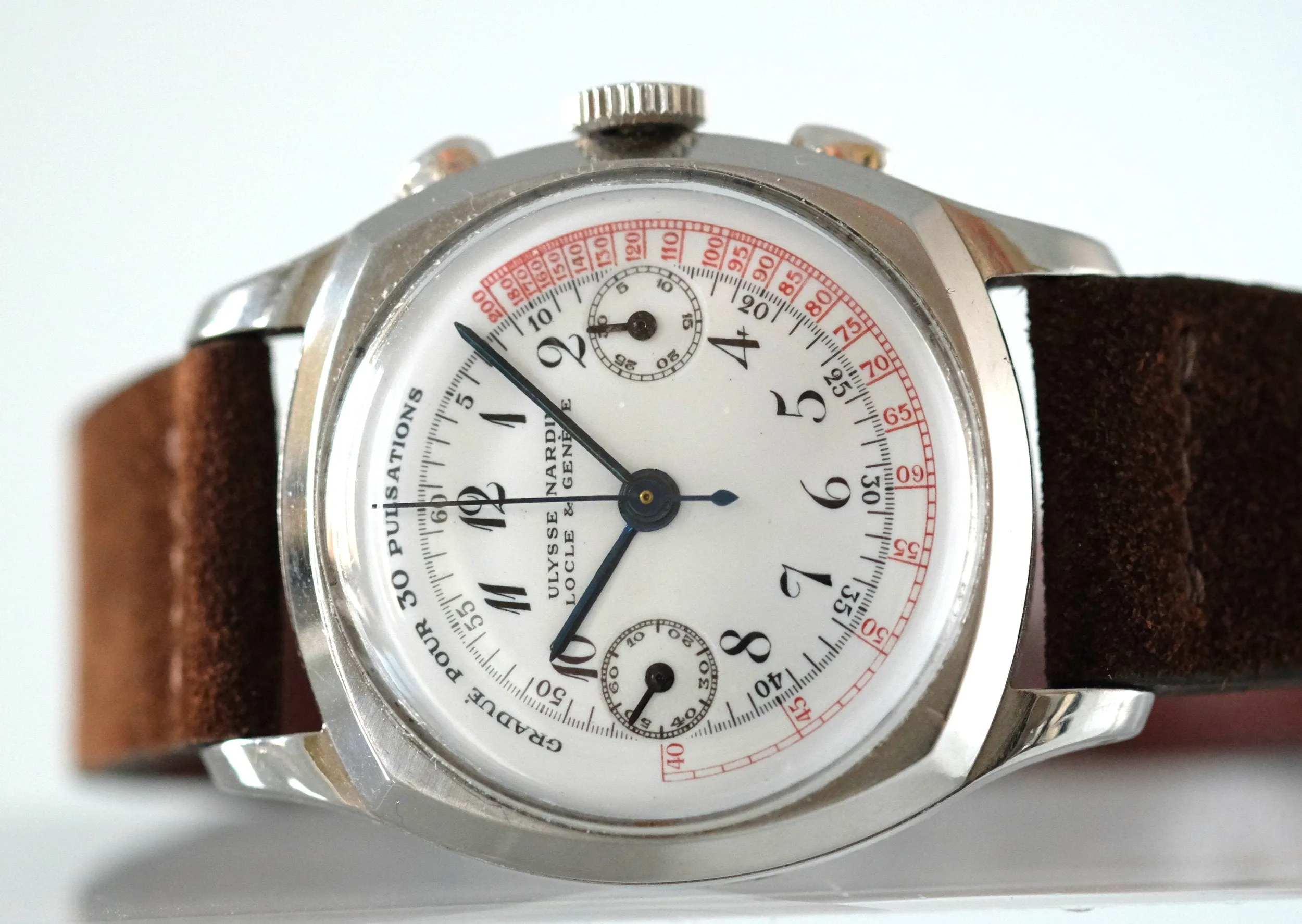 Ulysse Nardin Doctor's Chronograph with Enamel Dial