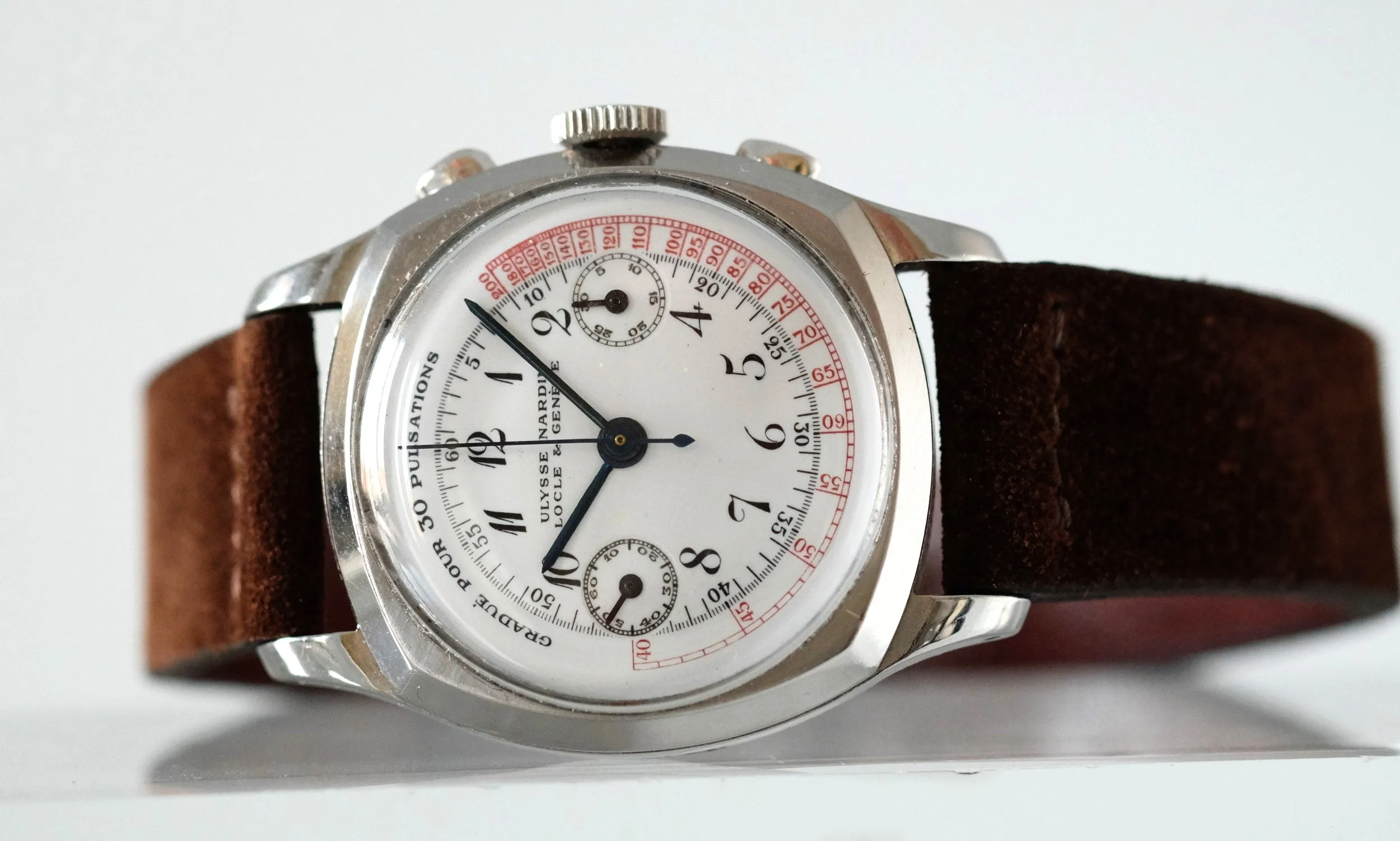 Ulysse Nardin Doctor's Chronograph with Enamel Dial