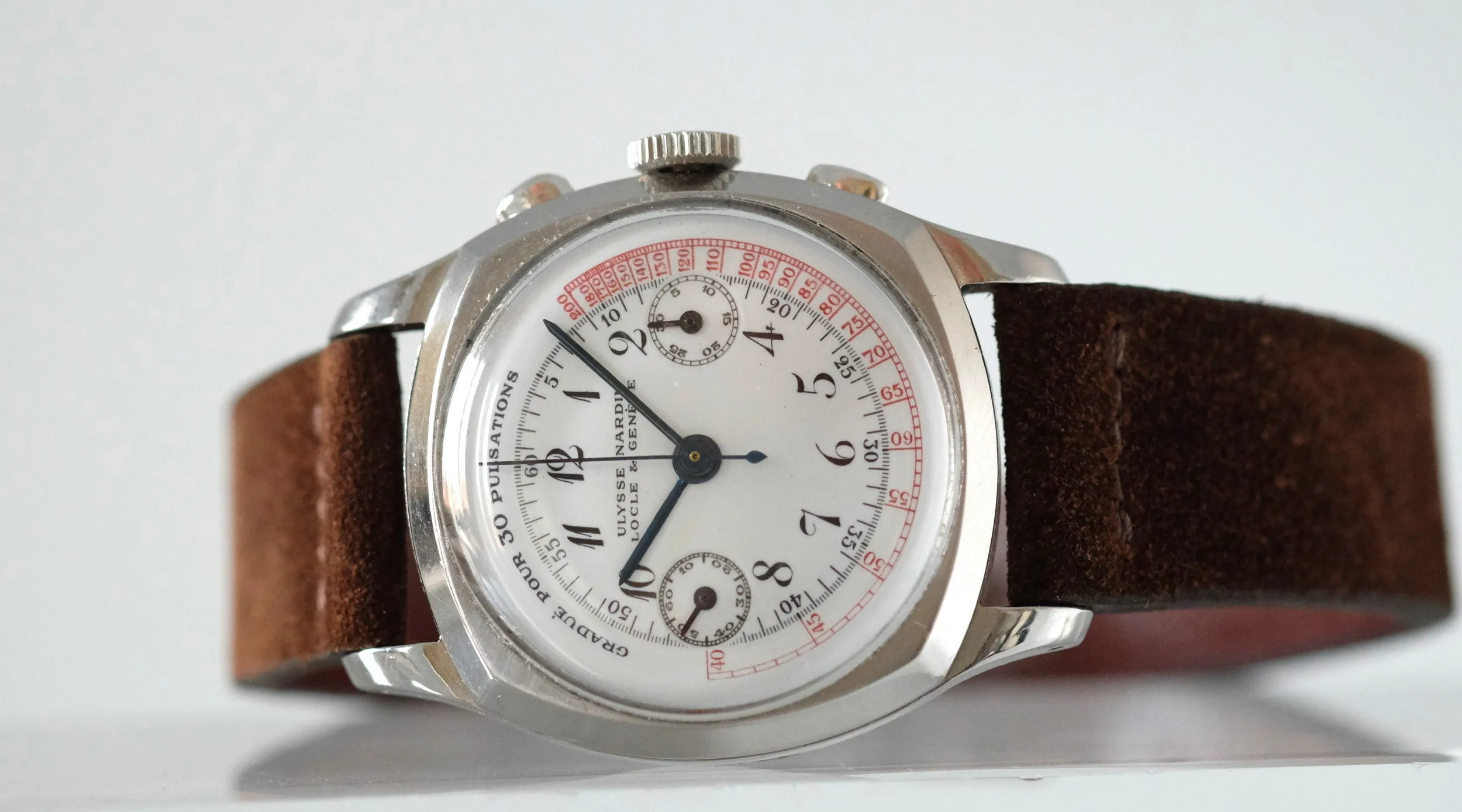 Ulysse Nardin Doctor's Chronograph with Enamel Dial