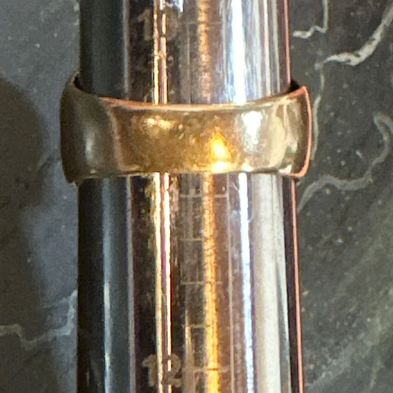 Vintage 14 Karat Yellow and White Gold 32nd Degree Masonic Men's Ring