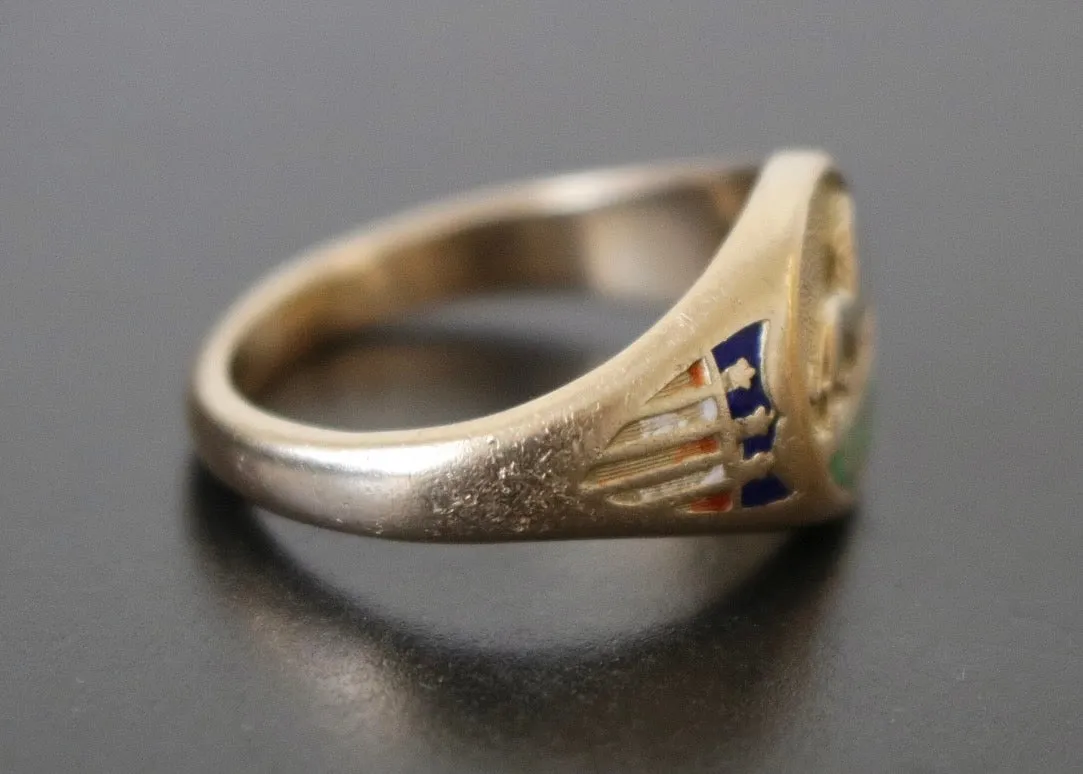 Vintage 14k Gold Sons of Italy Ring