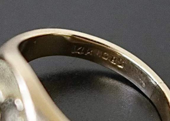 Vintage 14k Gold Sons of Italy Ring