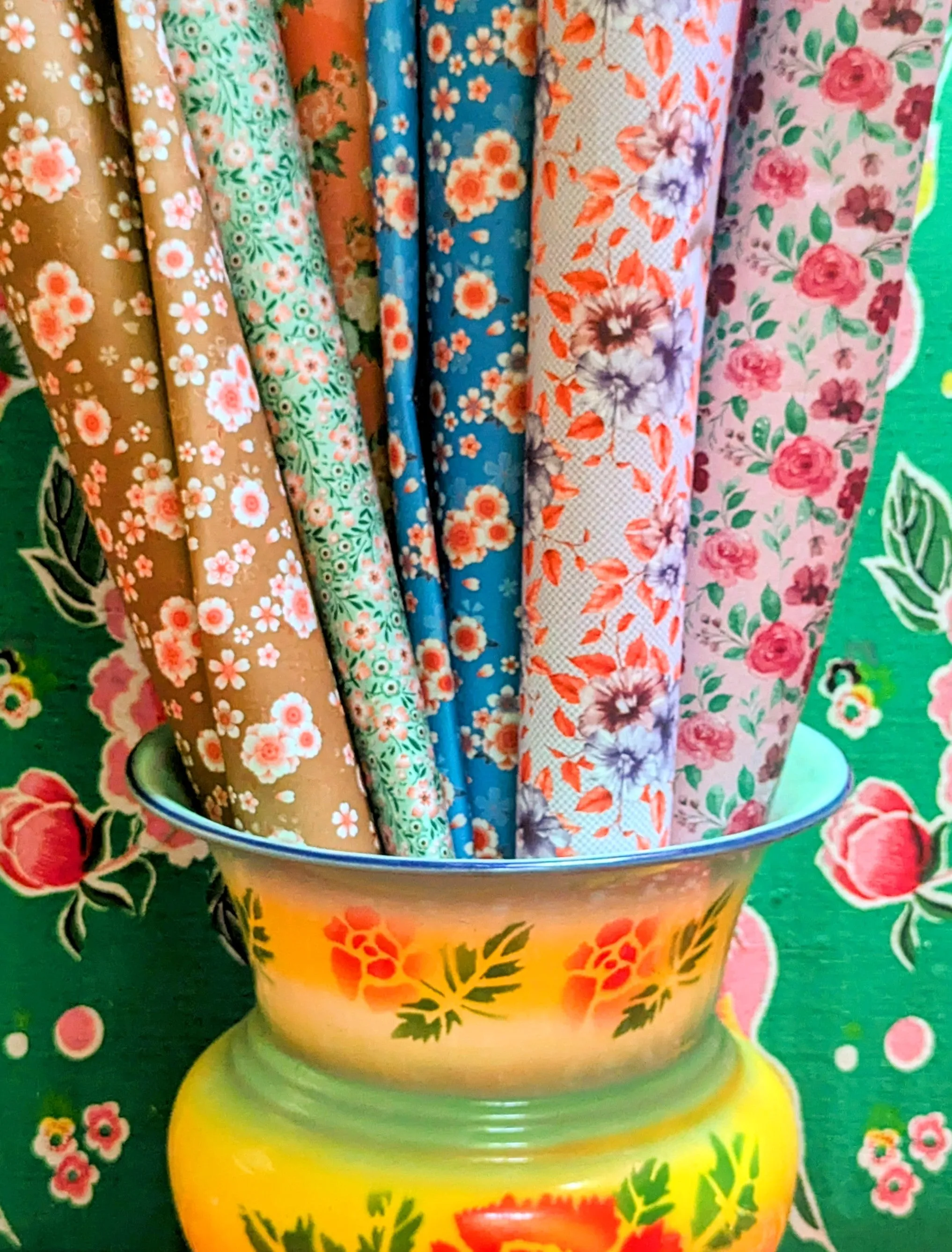 Vintage 1930s floral designs