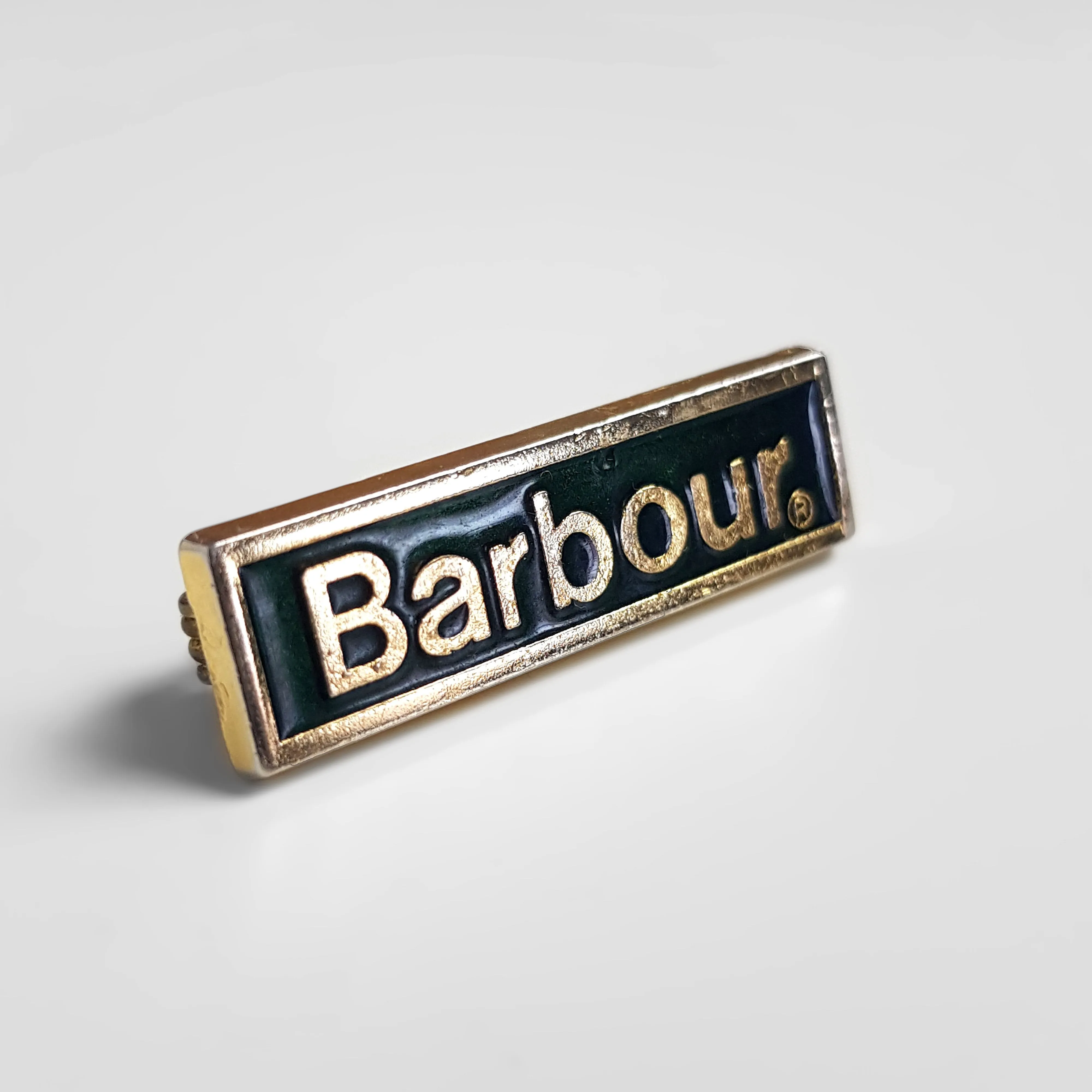 Vintage Barbour - Enamel Pin Badge - Black