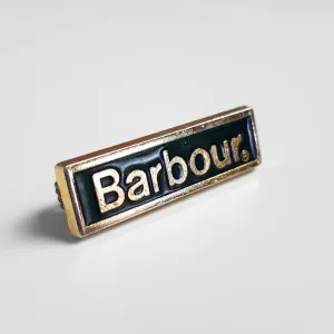 Vintage Barbour - Enamel Pin Badge - Black