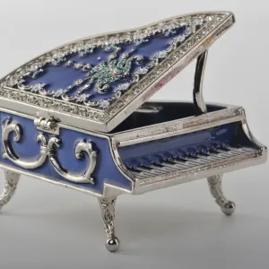 Vintage Blue Piano