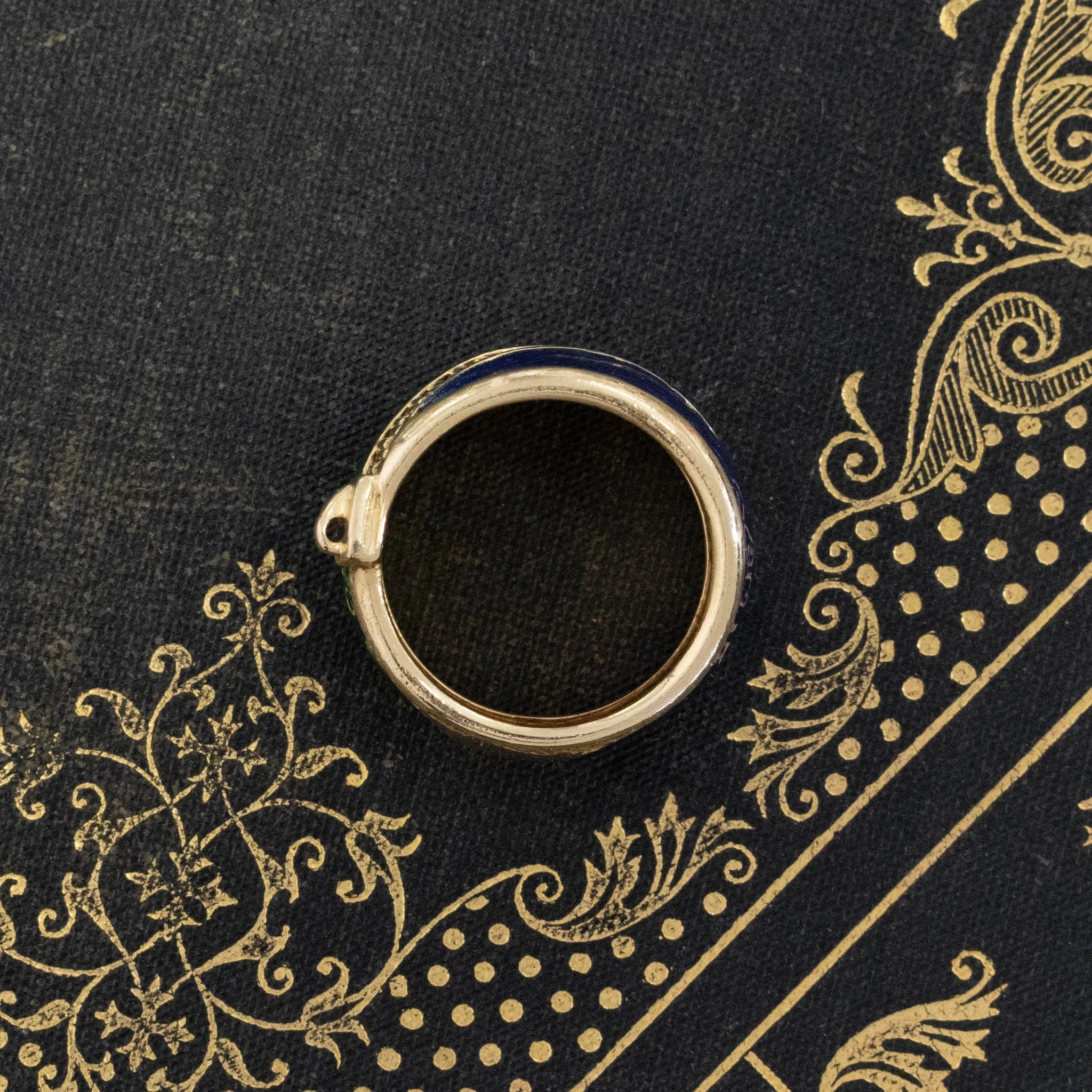 Vintage Enamel Zipper Band by Kutchinksy