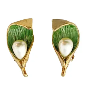 Vintage Lily of the Valley Earrings