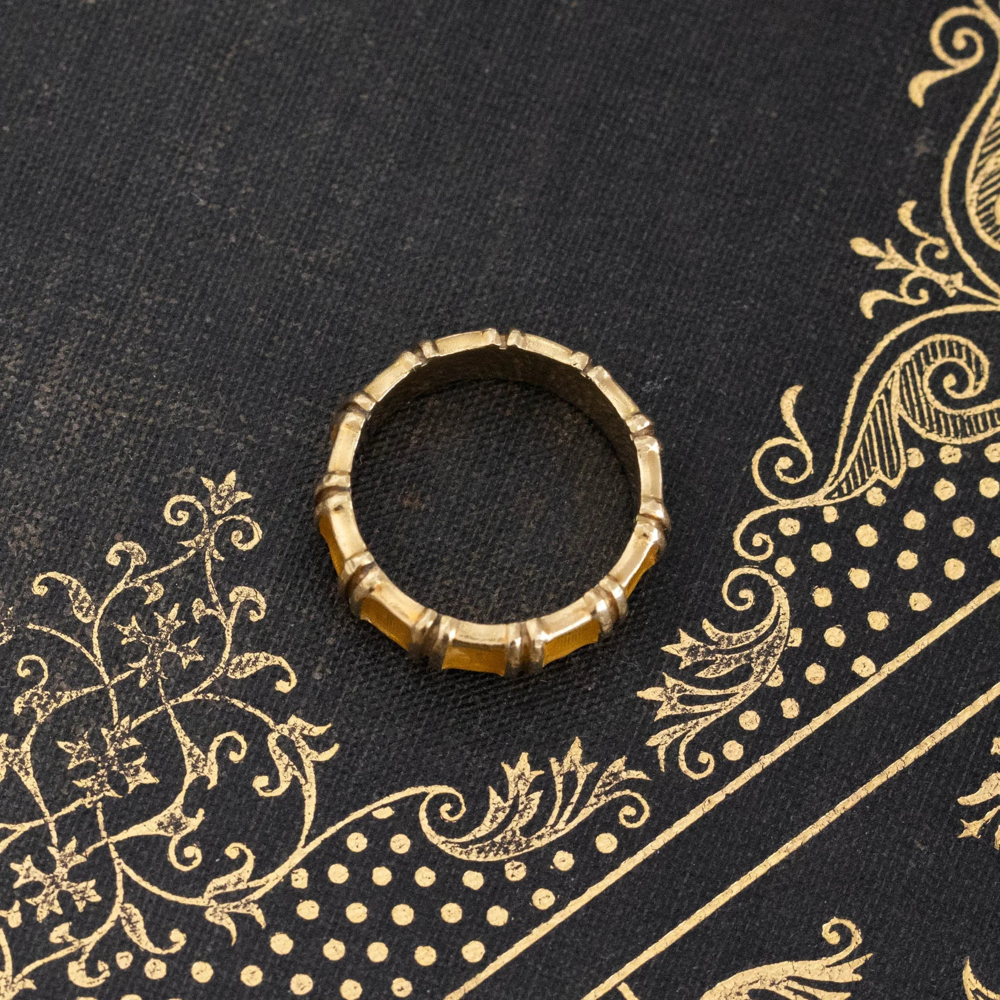Vintage Orange Enamel Eternity Band, by Tiffany & Co.
