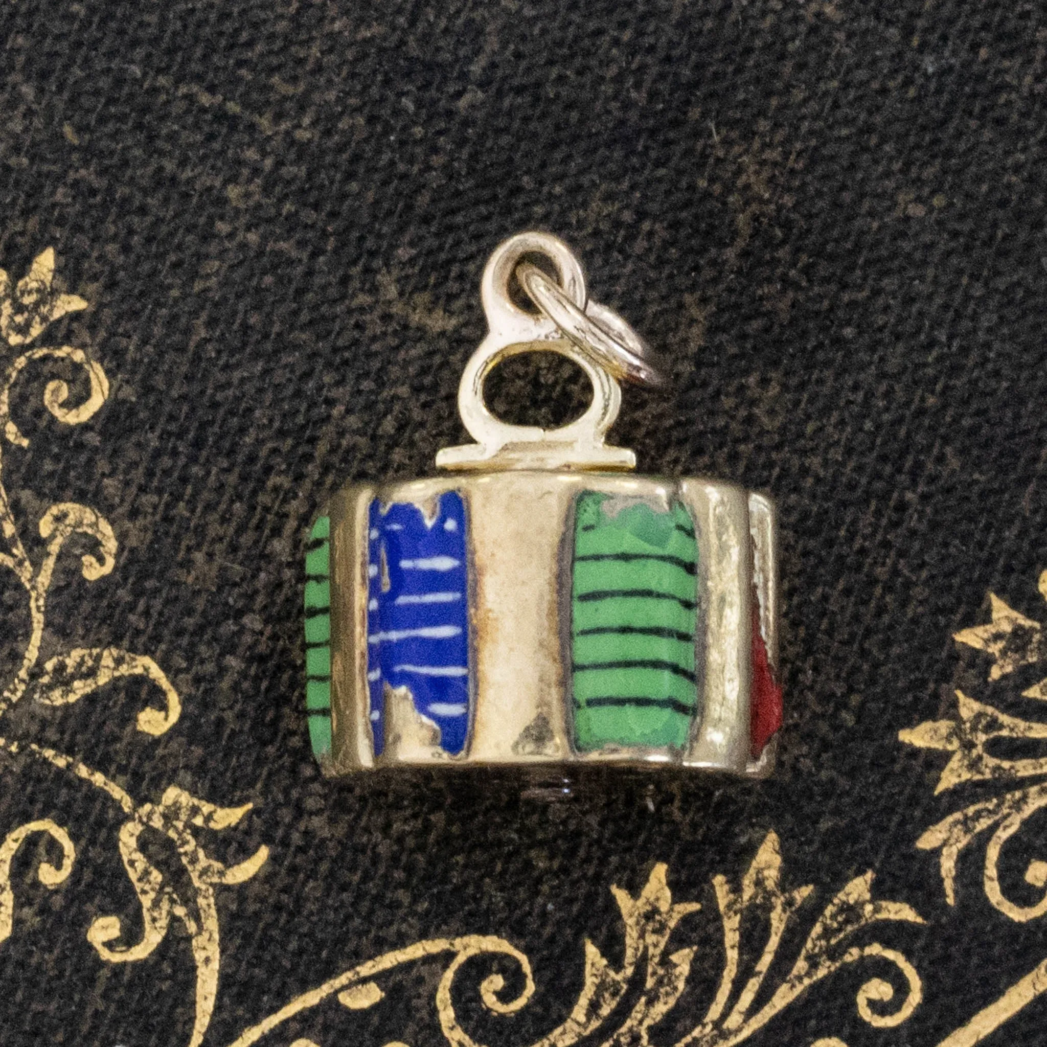Vintage Poker Chip Caddy Charm