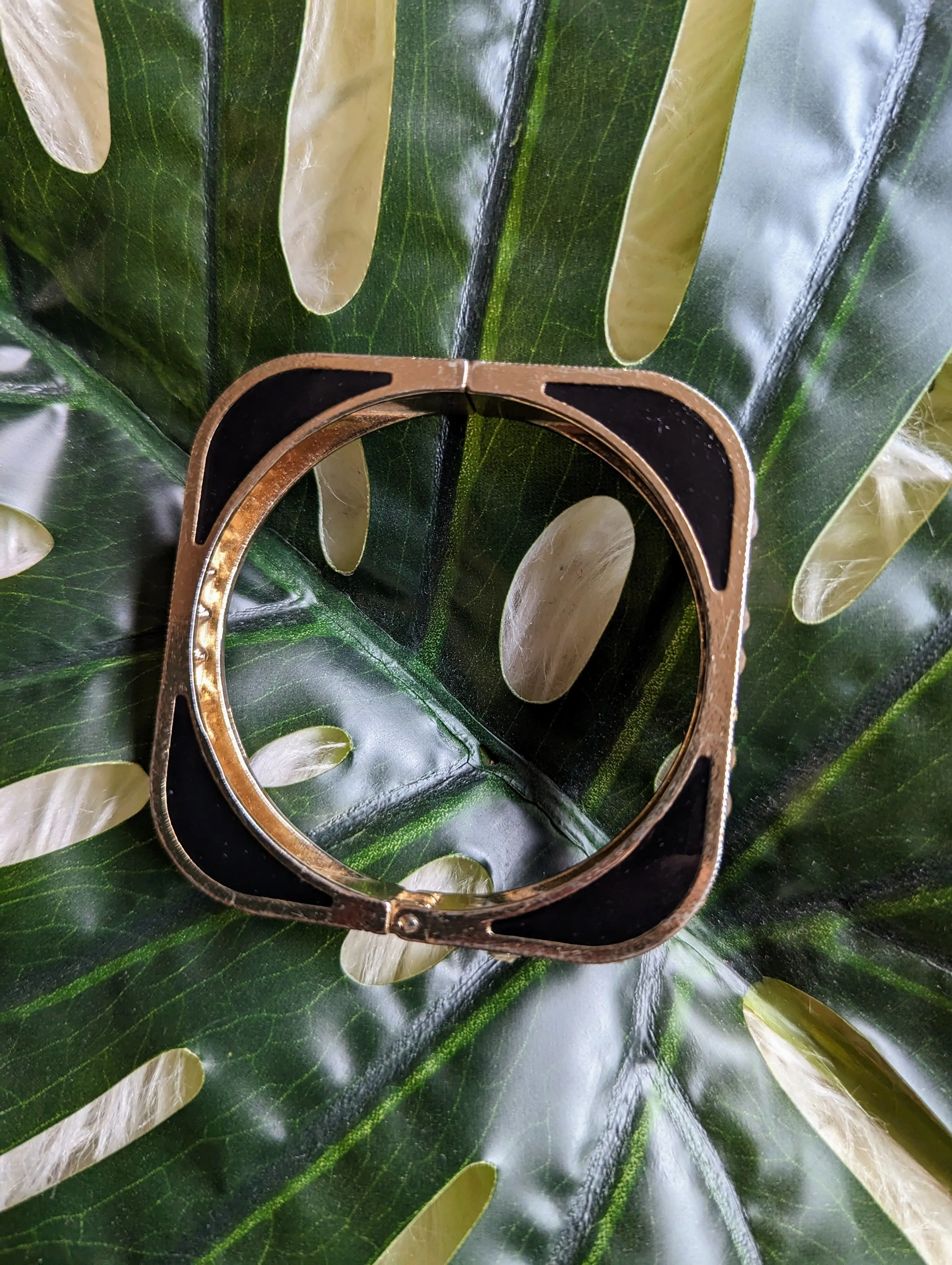 Vintage - Rhinestone Black Glamour Bracelet