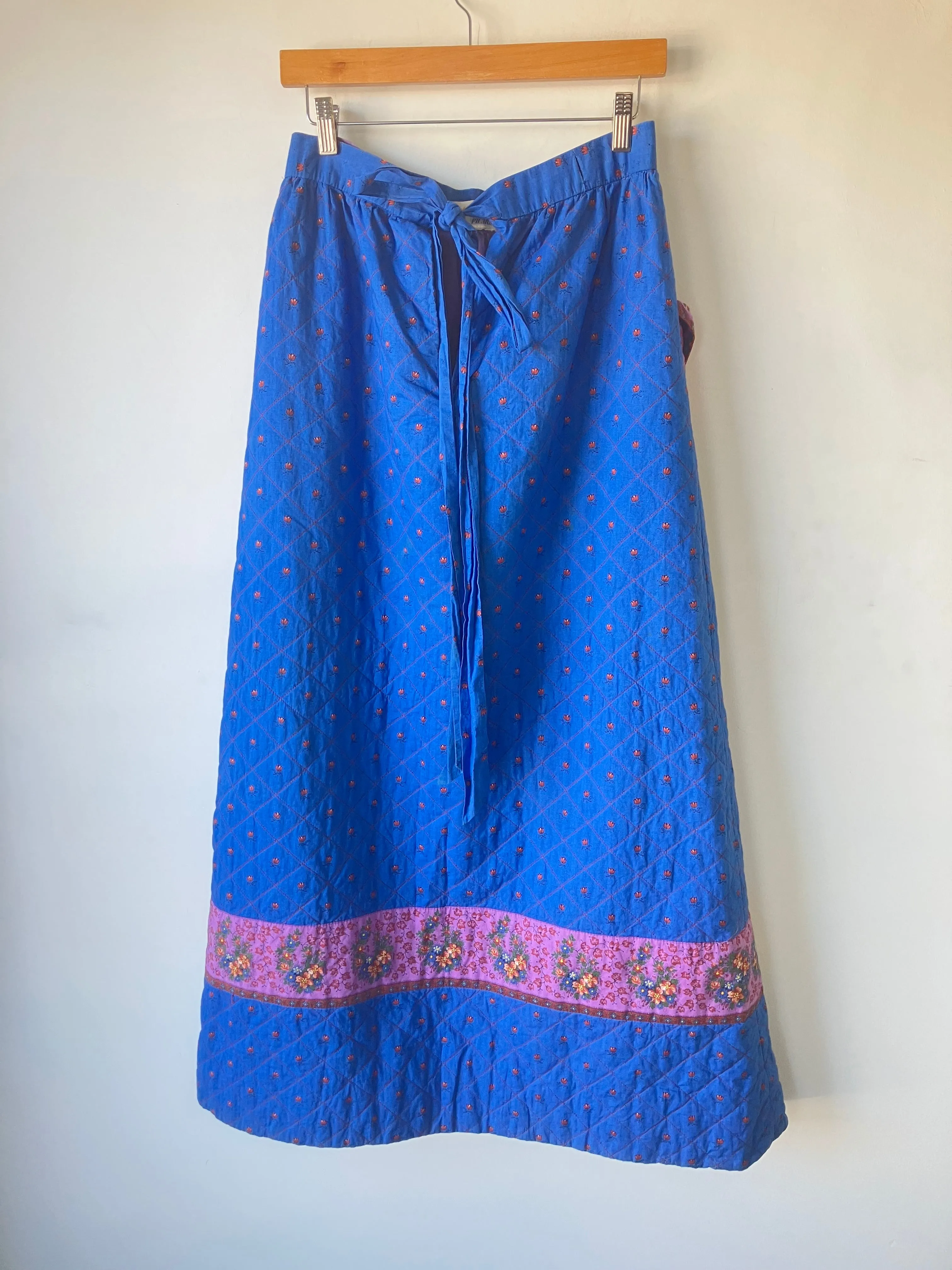 Vintage Soleiado La Provence Quilted Skirt