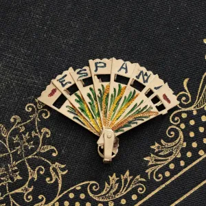 Vintage Spanish Fan Charm