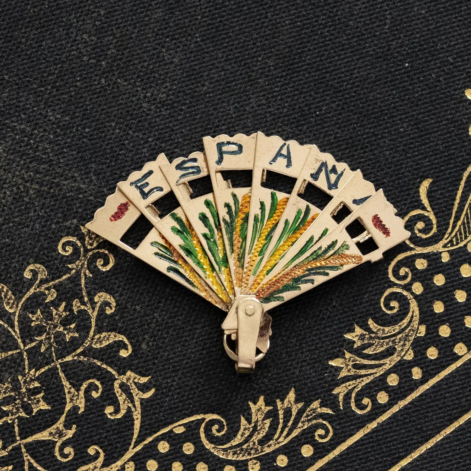 Vintage Spanish Fan Charm