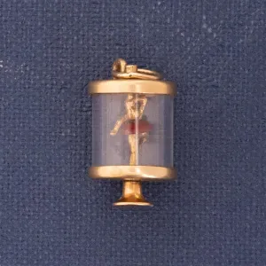 Vintage Spinning Ballerina Charm