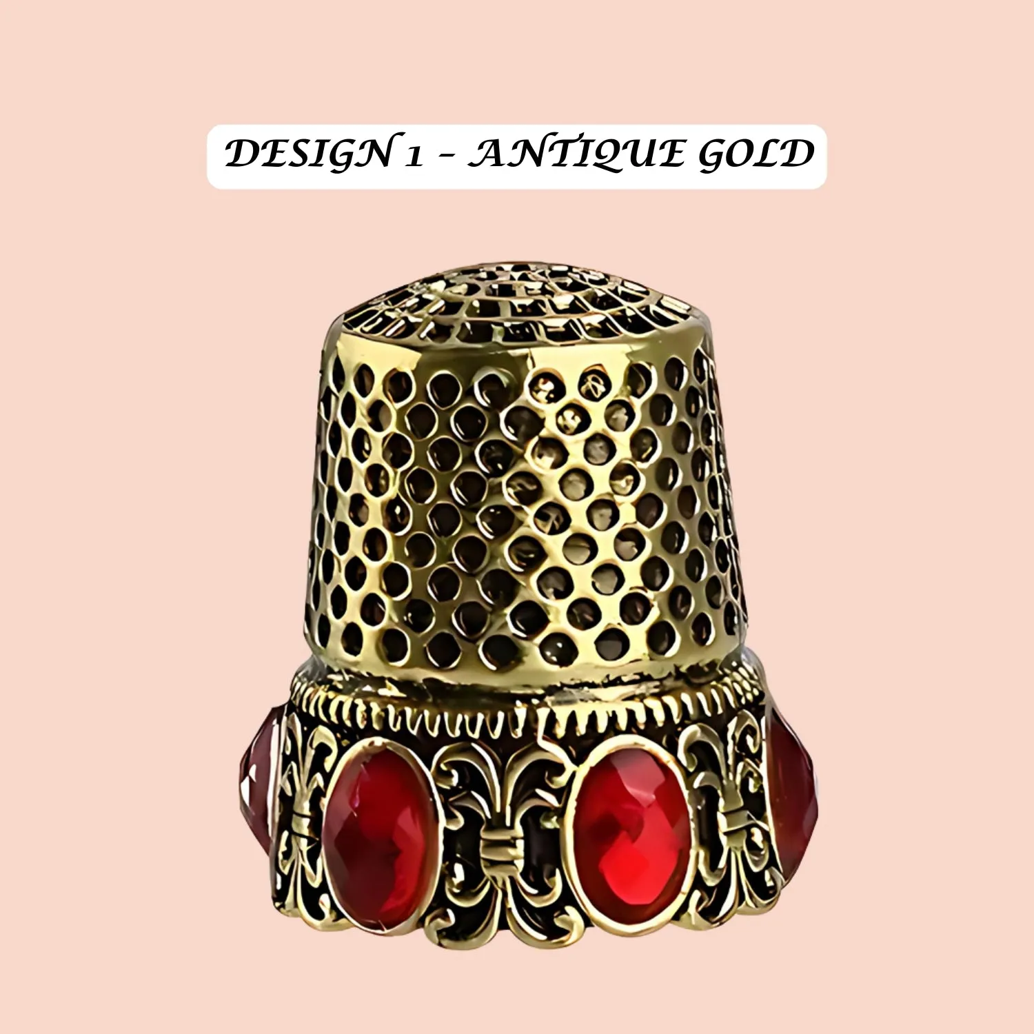 Vintage Style Metal Sewing Thimbles