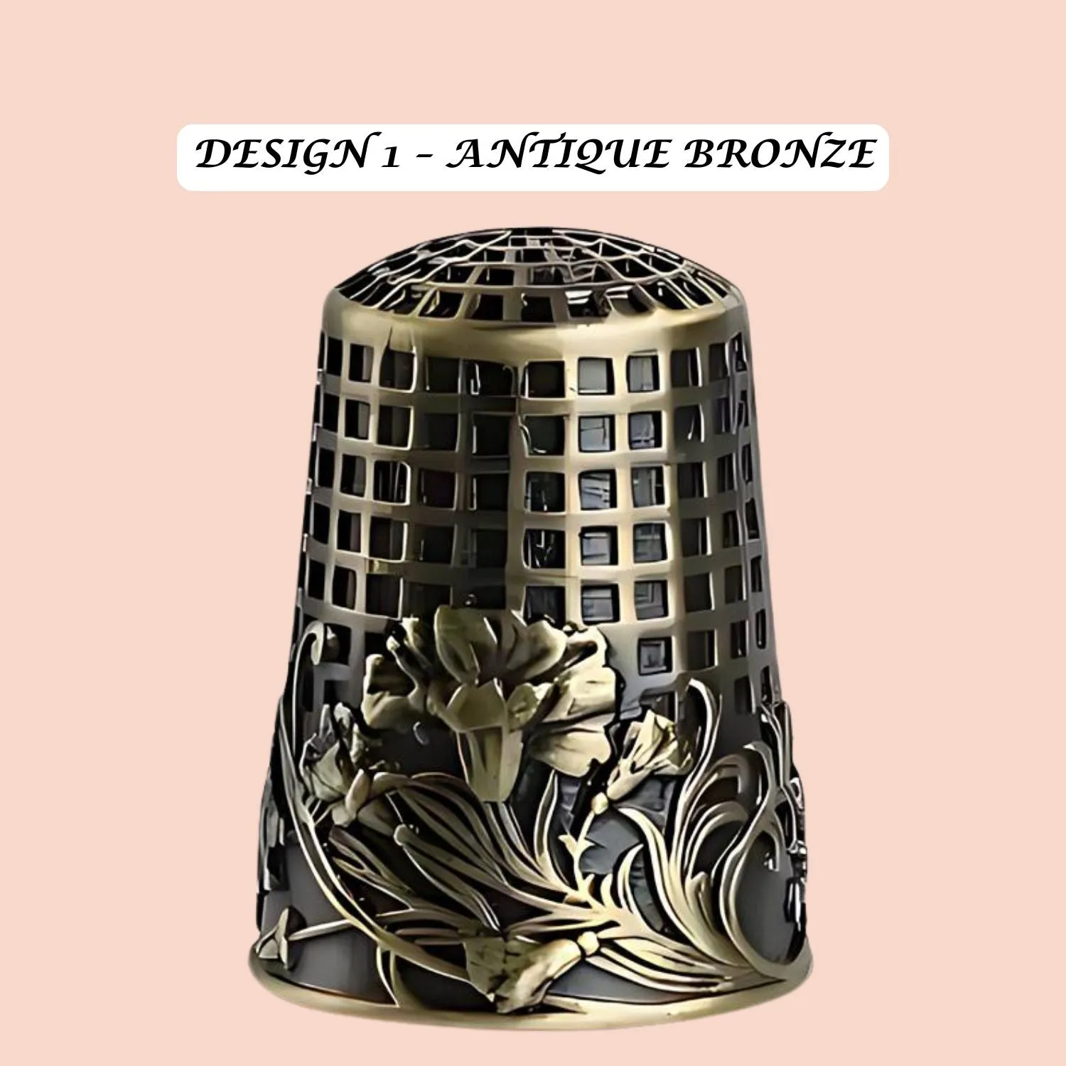 Vintage Style Metal Sewing Thimbles