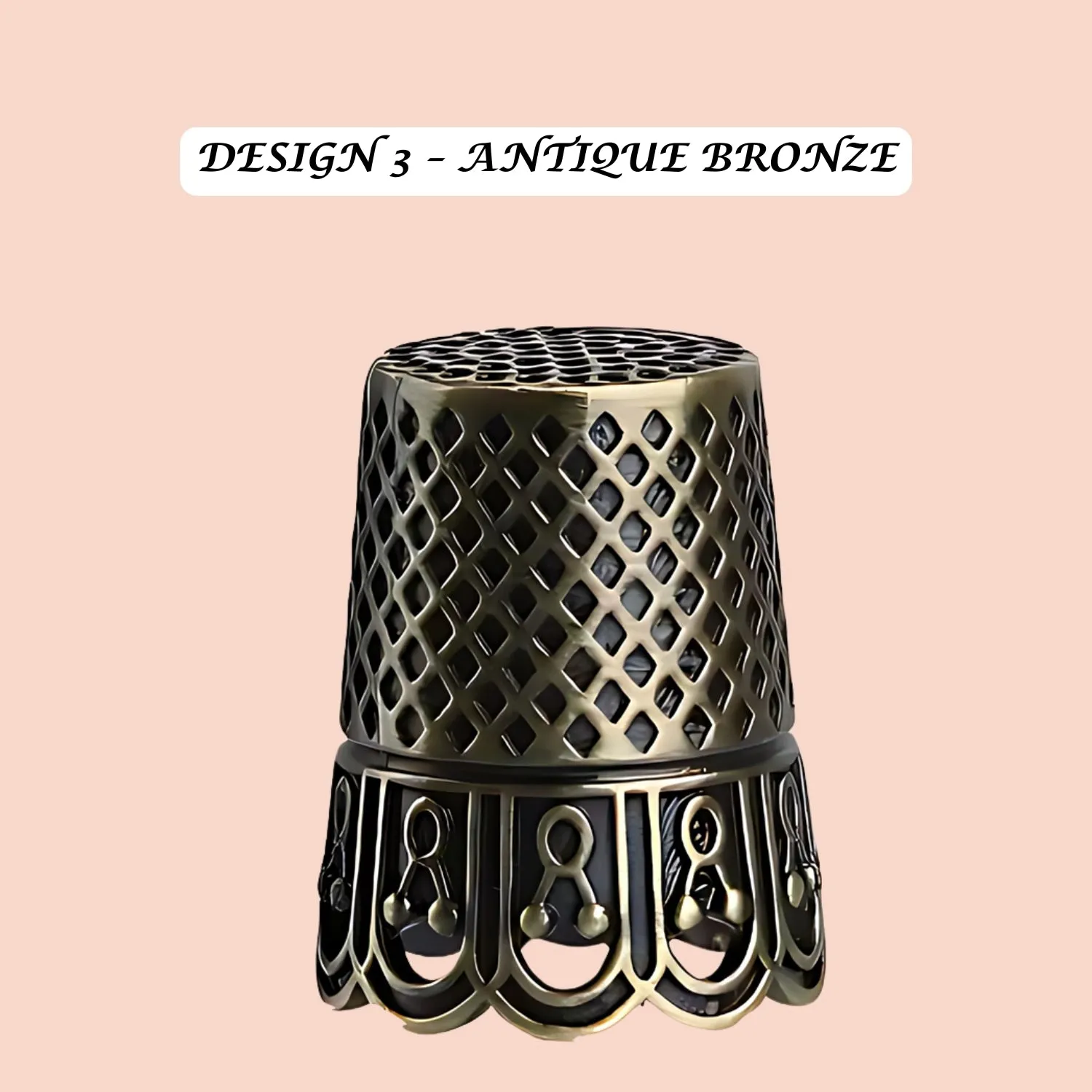 Vintage Style Metal Sewing Thimbles