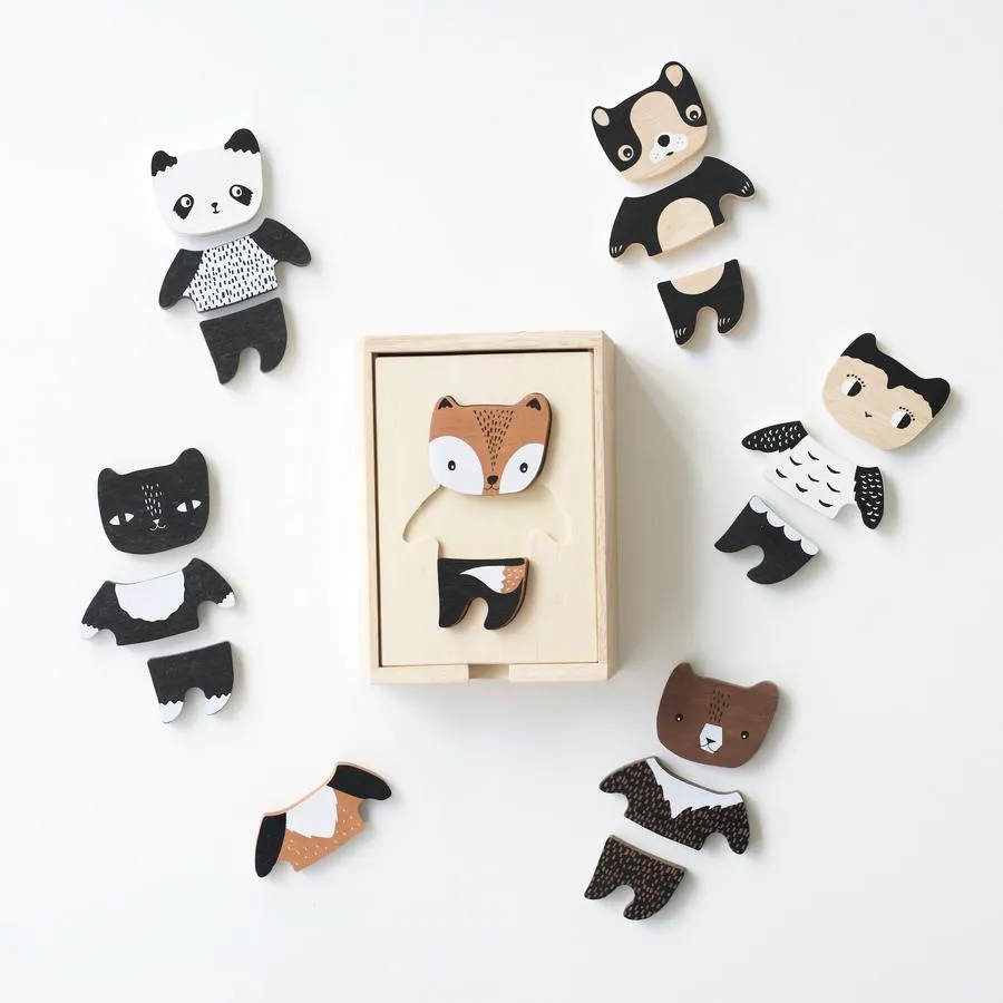 Wee Gallery - Mix and Match Animal Tiles