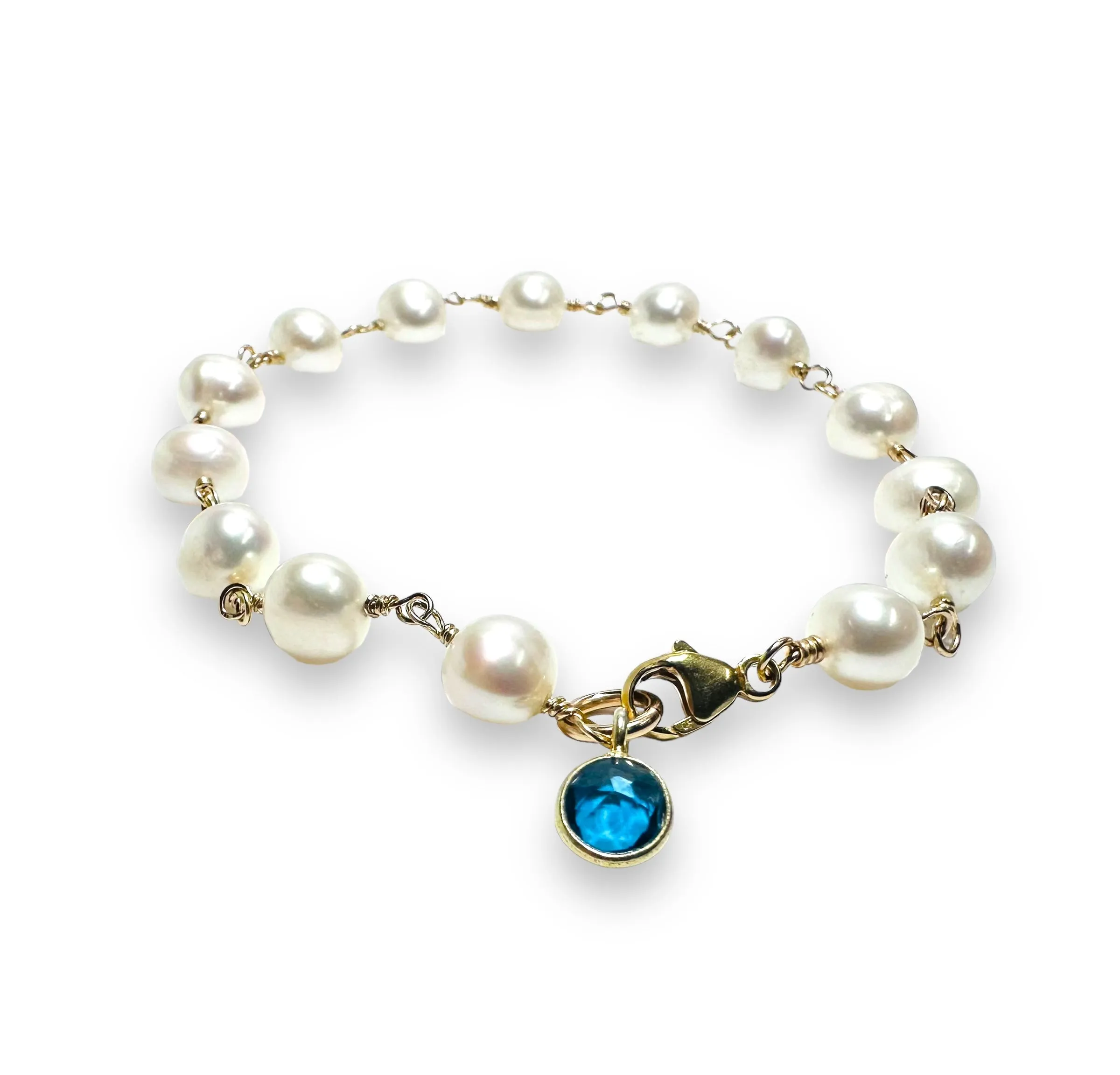 White Pearl Bracelet