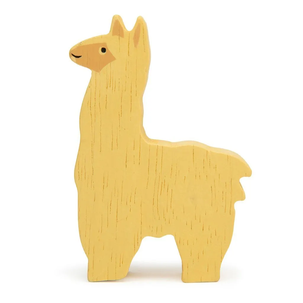 Wooden Farmyard Animal - Alpaca