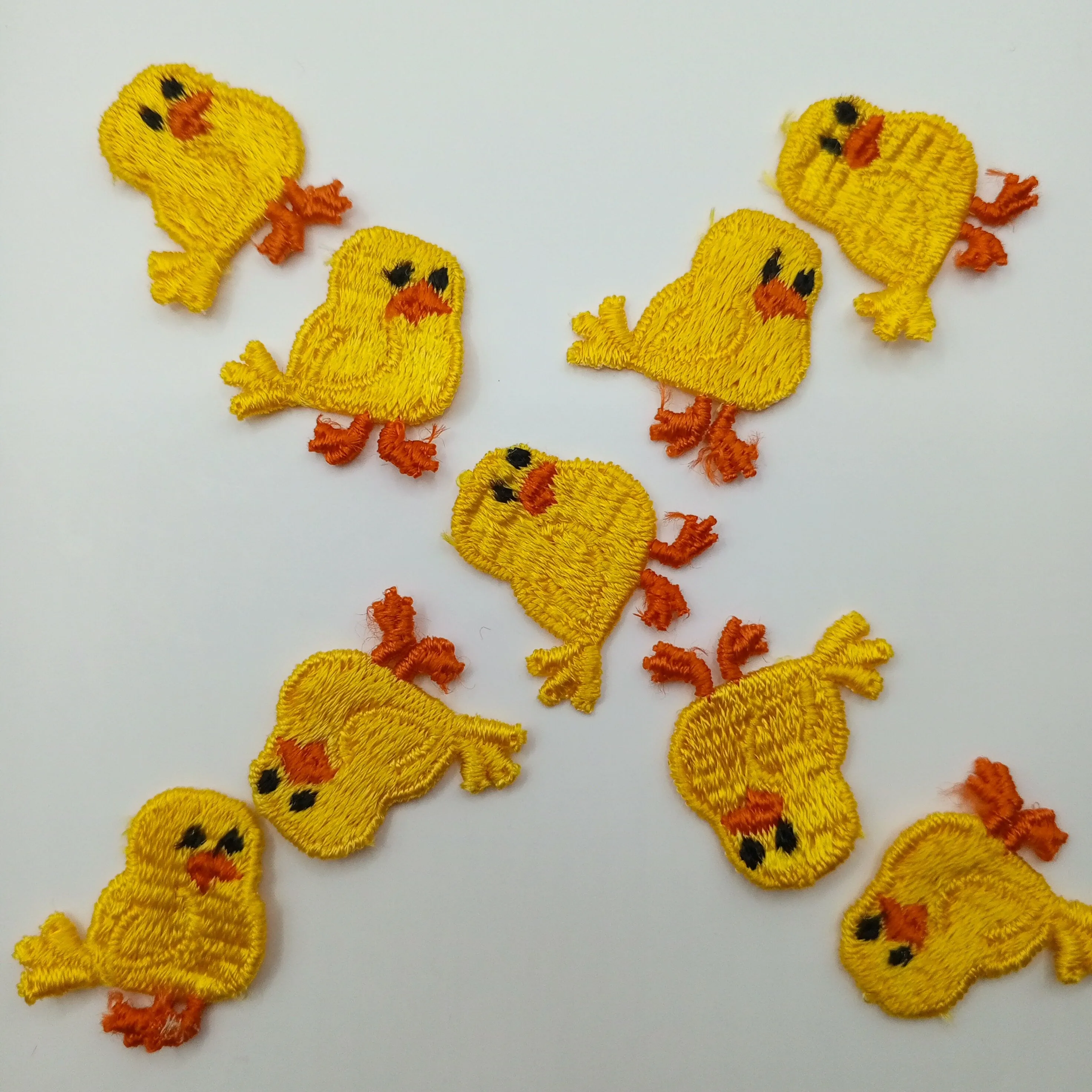 Yellow Chicks appliques cute Bird Patches #408