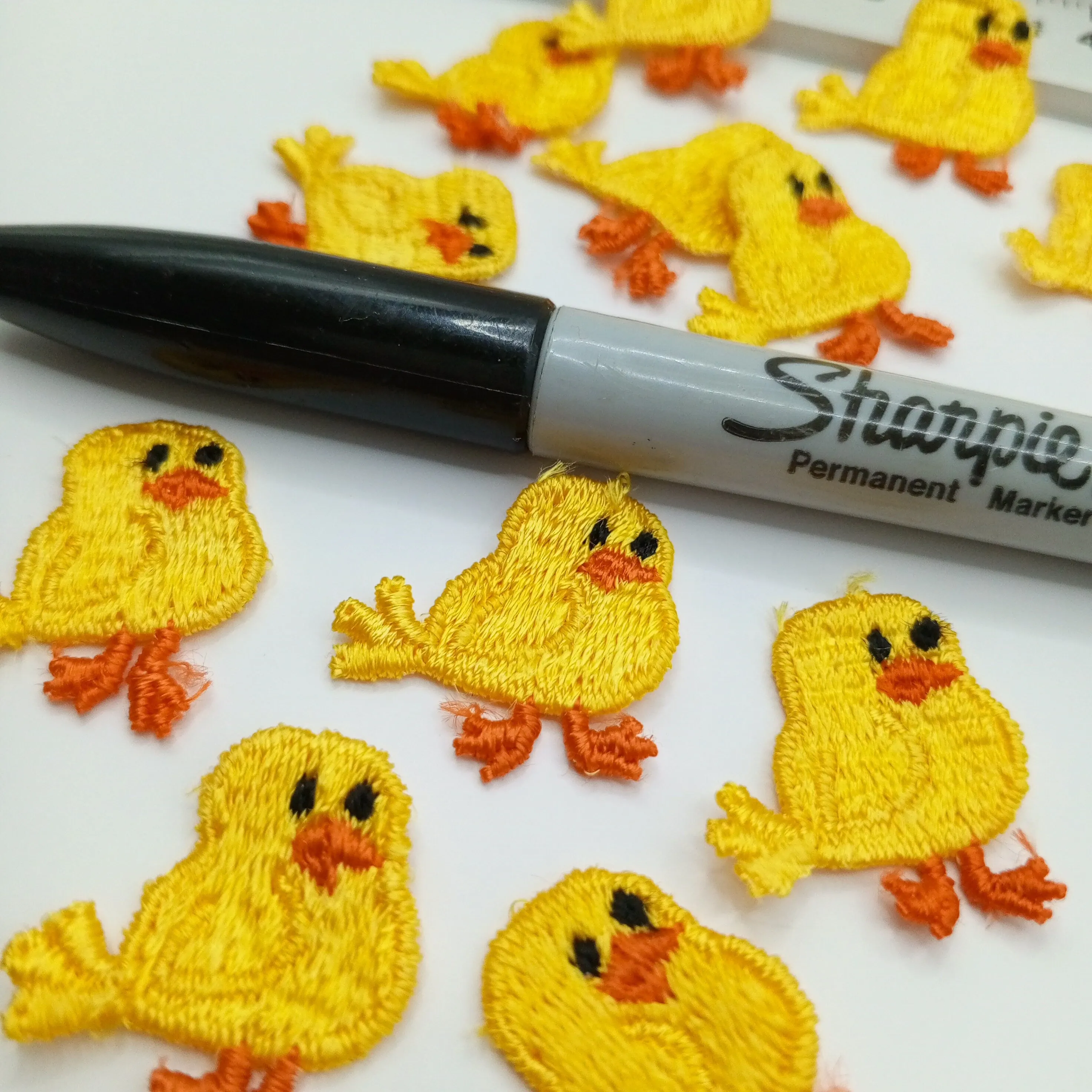Yellow Chicks appliques cute Bird Patches #408
