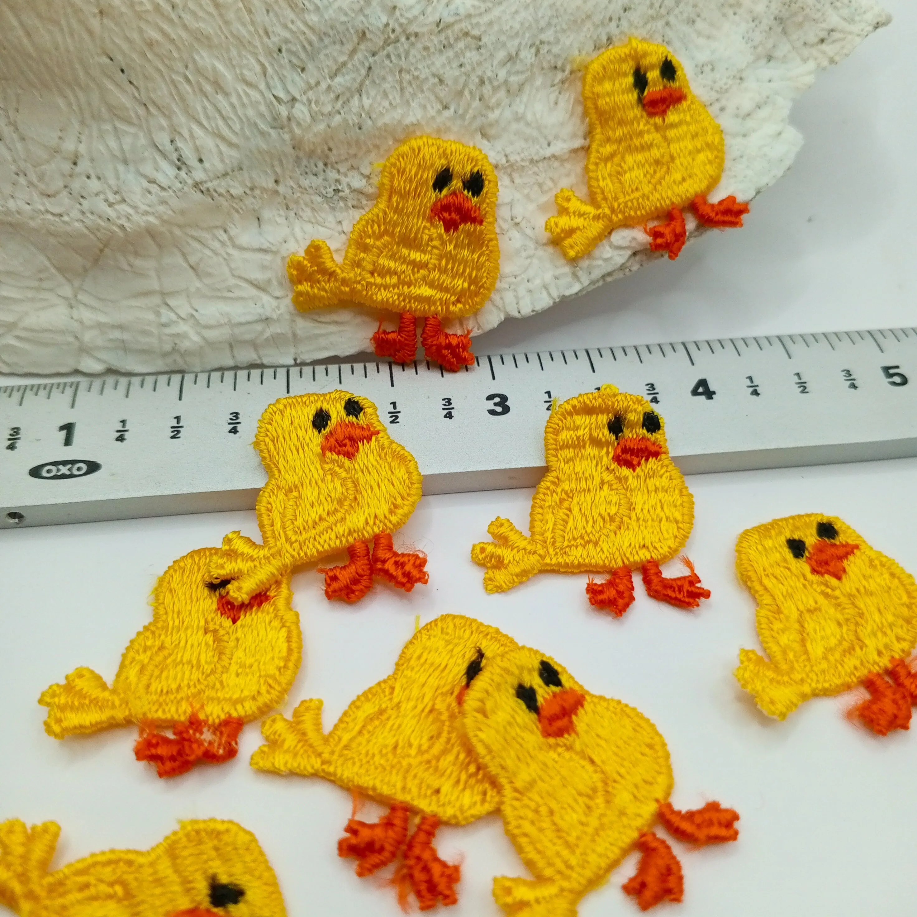 Yellow Chicks appliques cute Bird Patches #408