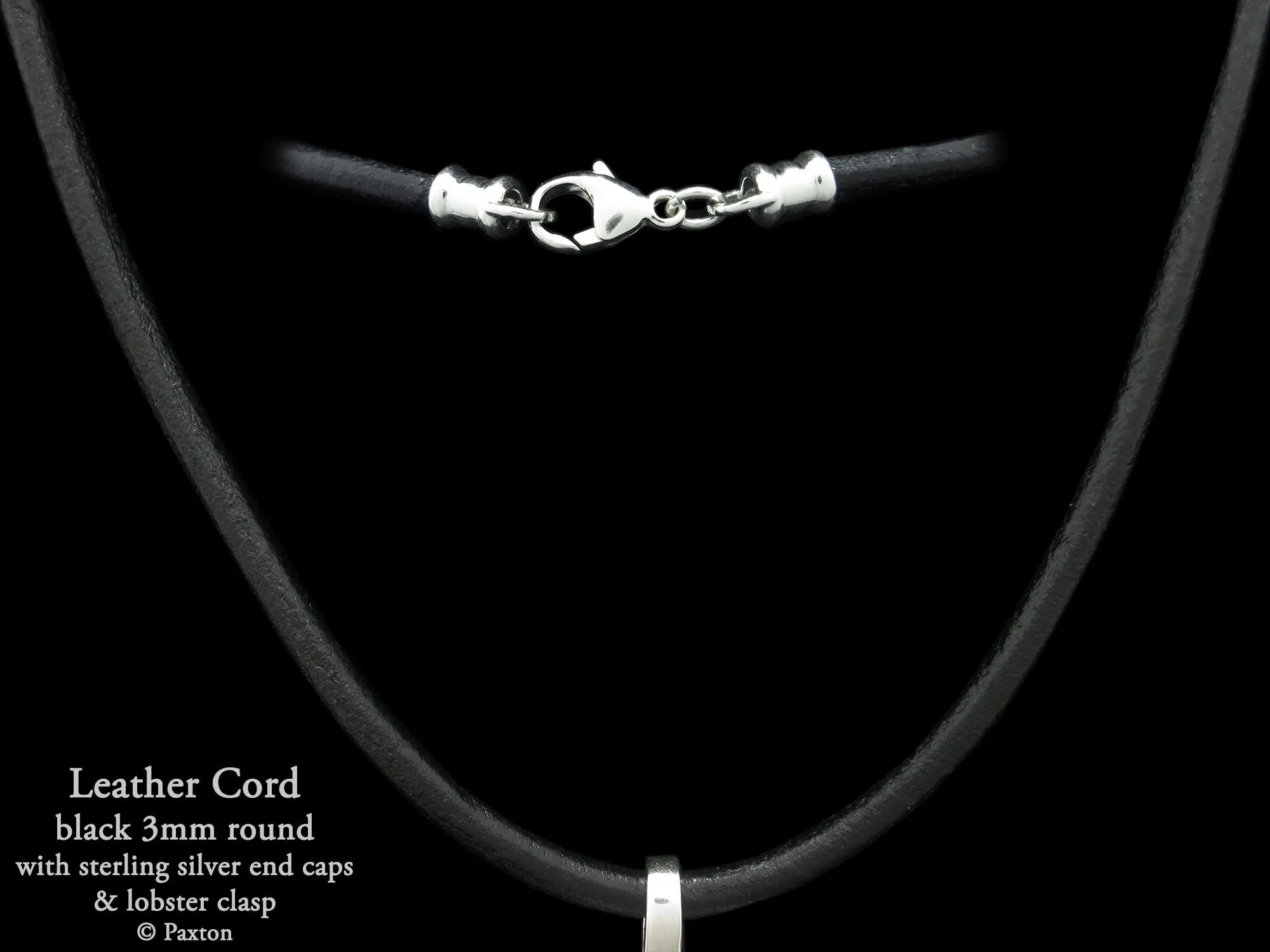 Yin Yang Pendant Necklace Sterling Silver