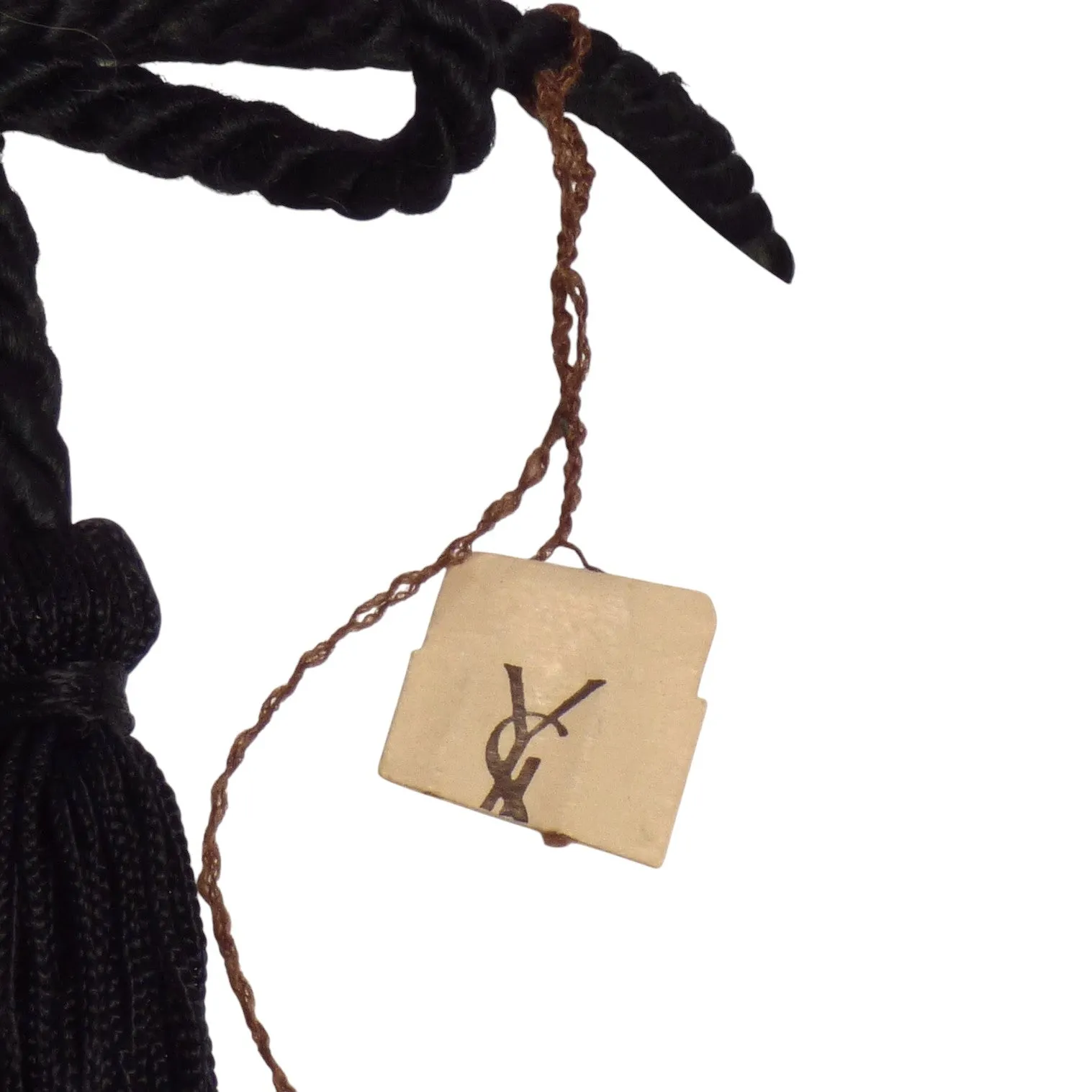 YVES SAINT LAURENT-1980s Numbered Medallion Necklace